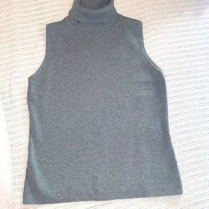 Banana Republic stretchy sleeveless turtleneck.
